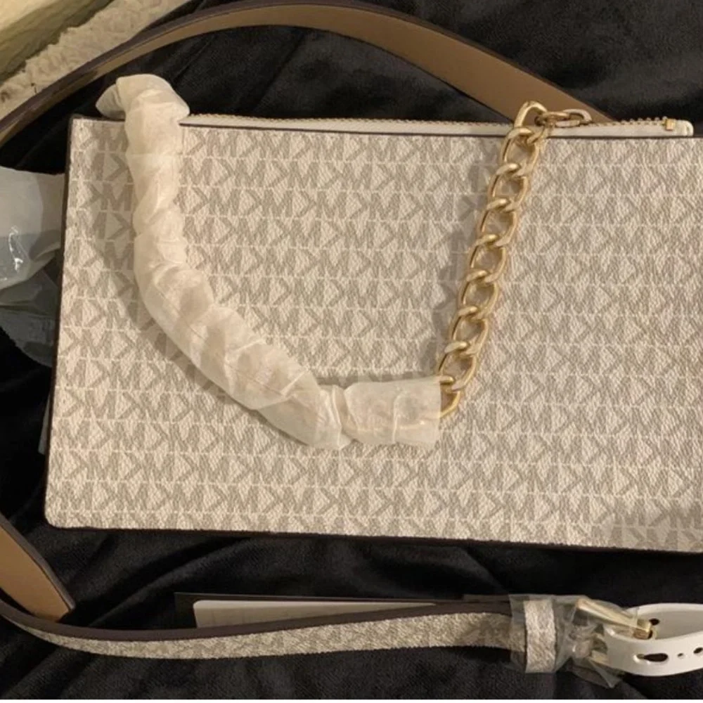 Michael Kors belt bag with pull chain